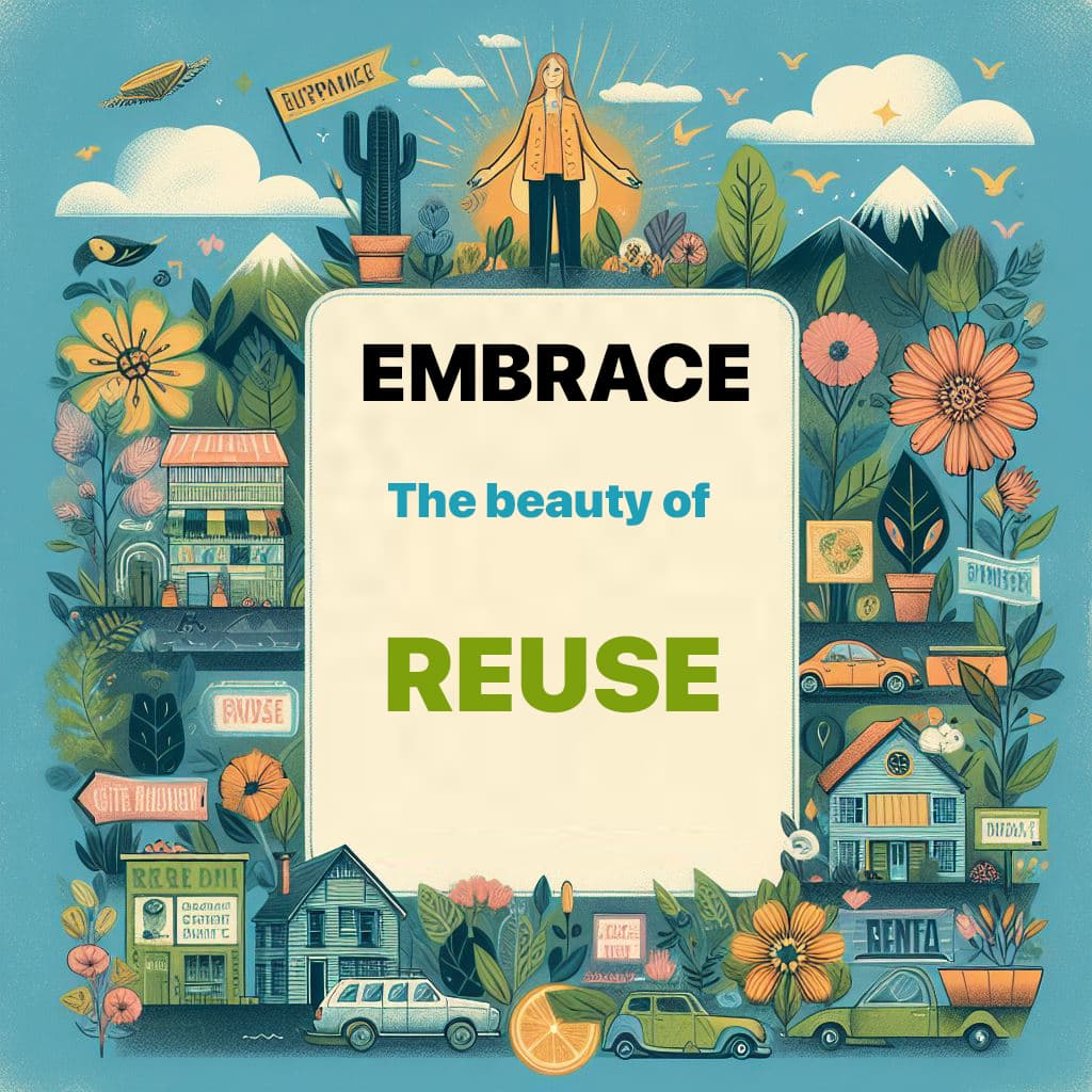 Embrace the beauty of reuse